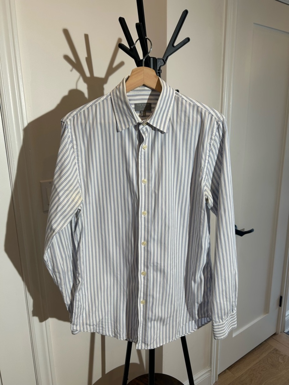 Club Monaco Dual Striped Dress Shirt